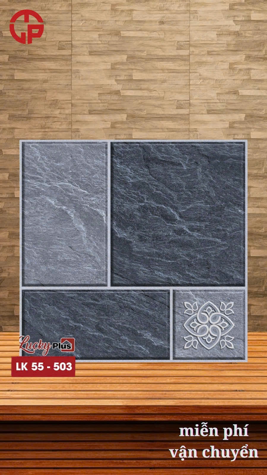 Gạch lát sân Đá 50x50 LTP04 LK55503 3 125k Gach lat san Da 50x50 TP LK55503