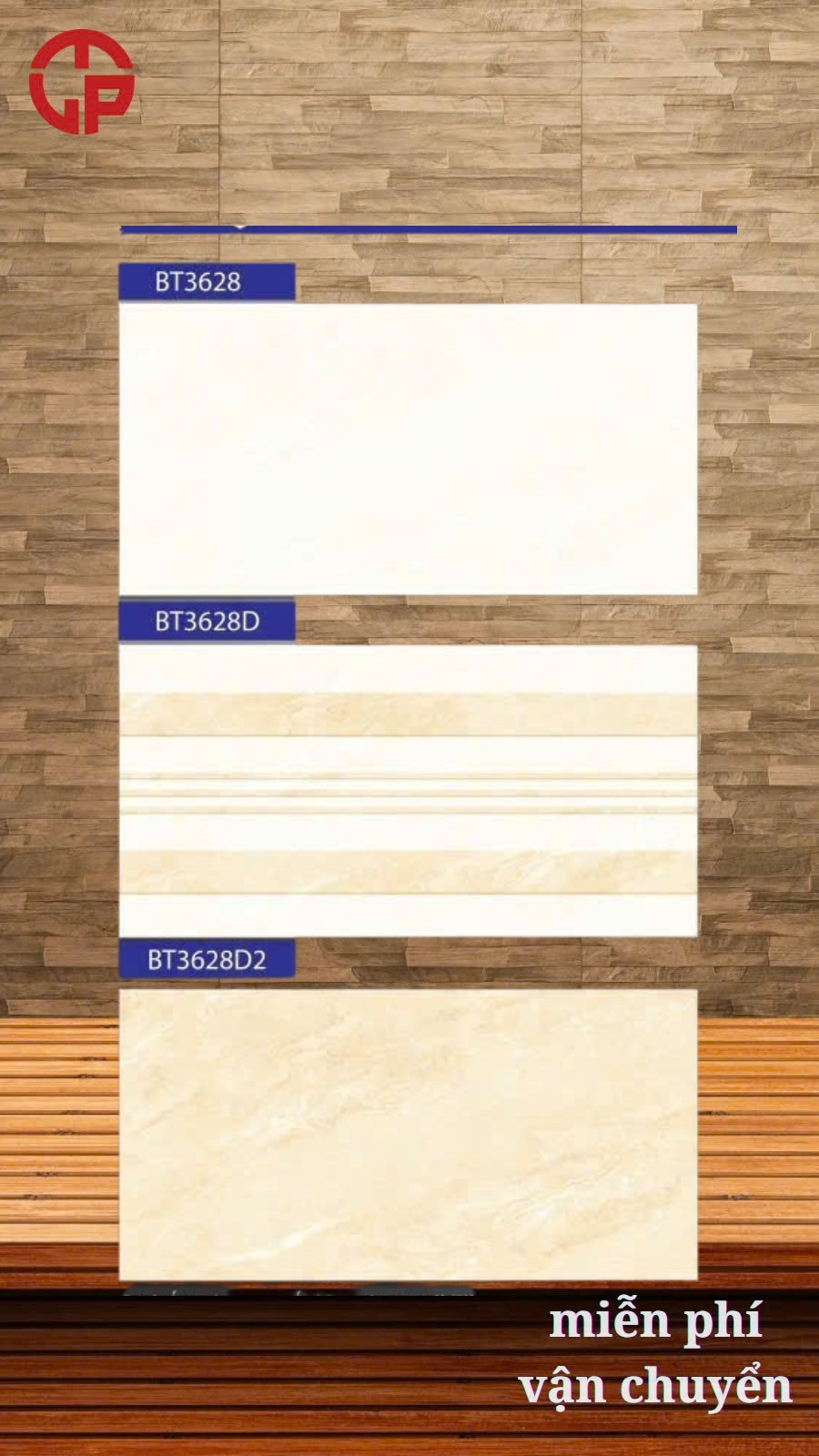 Gạch ốp tường 30x60 BT 3628 3 125k Gach op tuong 30x60 BT 3628