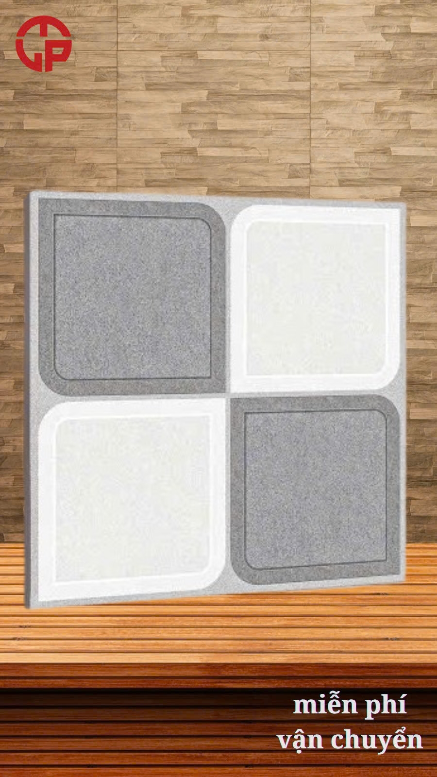 Gạch lát vệ sinh Matt Đá 40x40 LTP25 TK4304 3 165k Gach lat ve sinh Matt Da 40x40 TTT TK4304