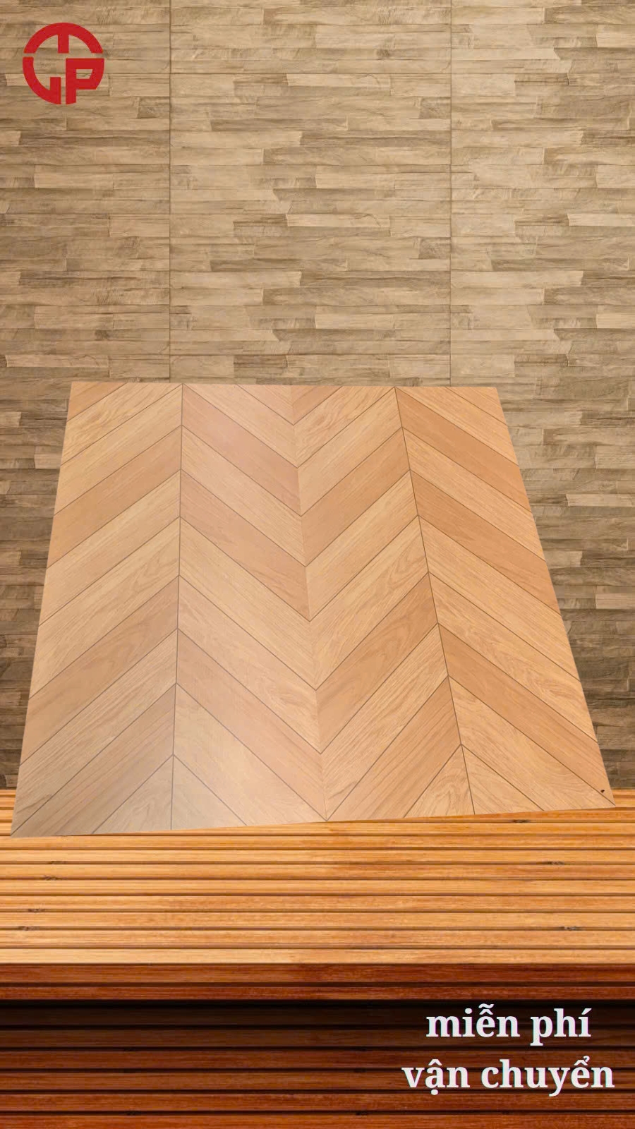 Gạch giả gỗ 60x120 Mai Ấn CHEVRON GEGE 2 250k Gach gia go 60x120 Mai An CHEVRON GEGE
