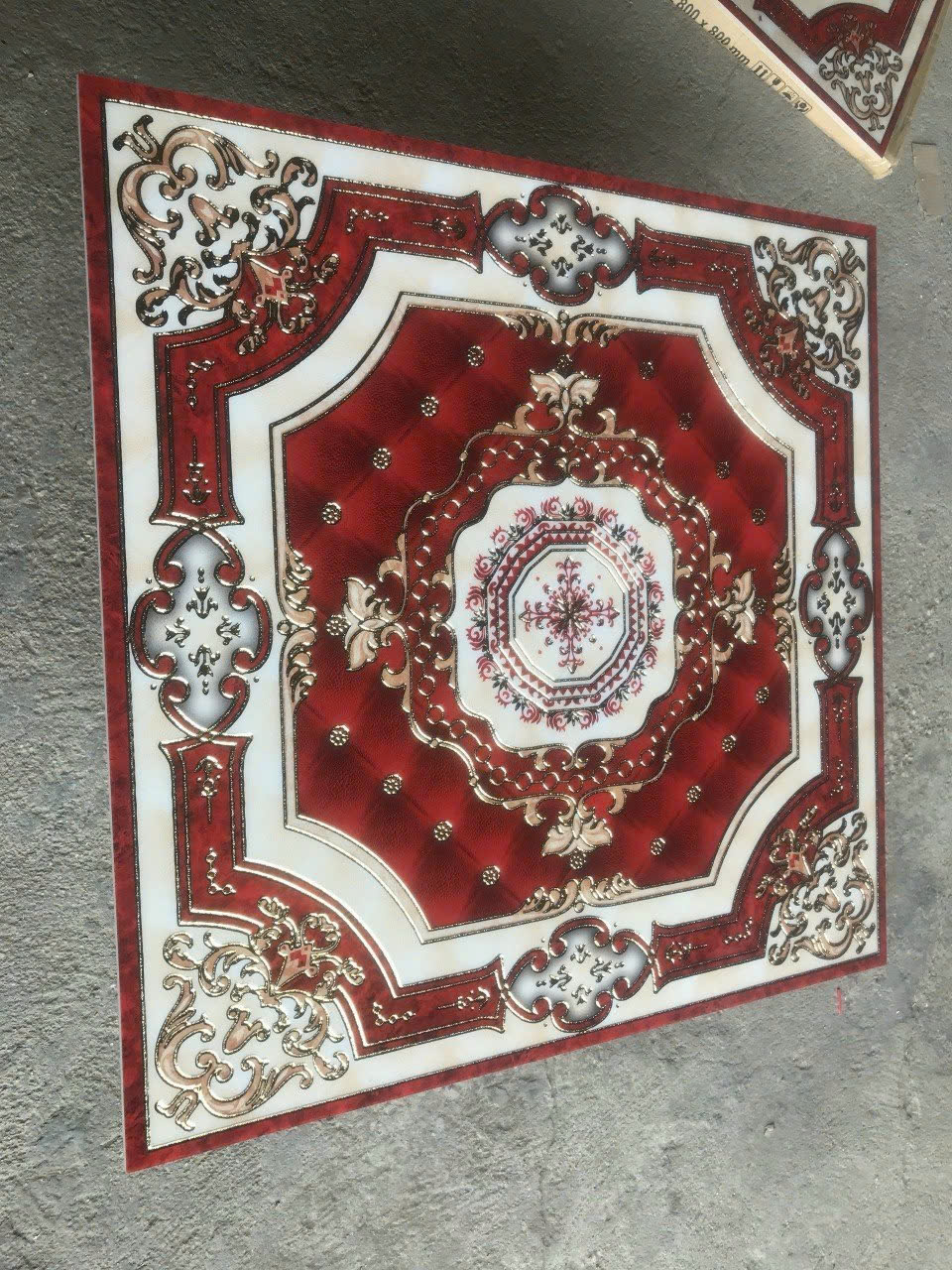 Gạch Thảm Đơn 80x80 TP 07 3 900k Gach tham Don 80x80 TP 07